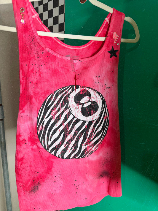 Zebra 8 ball custom tank -2X