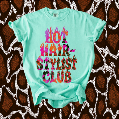 Hot Hairstylist club tee