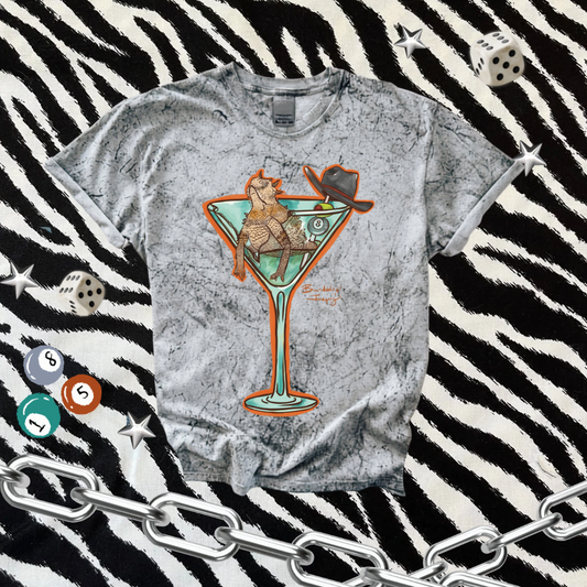 Horny toad color blast tee