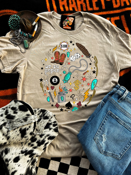 Up In Smoke Collage Tee