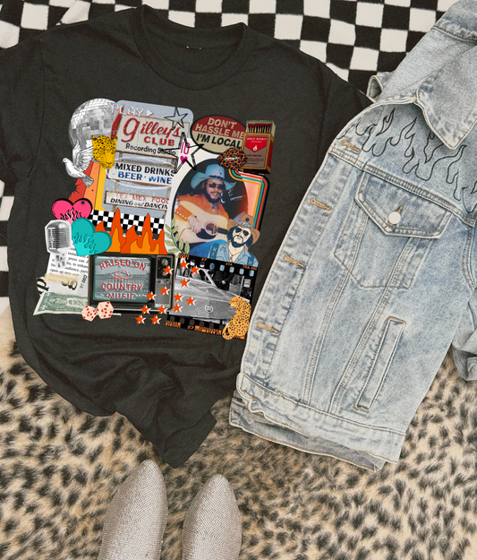 Gilley’s Collage Tee