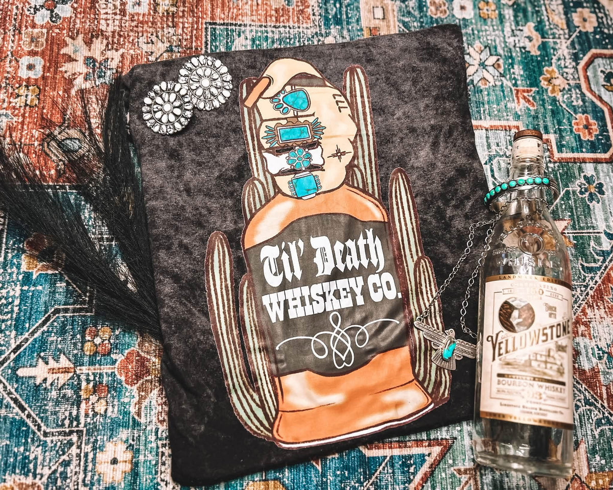 TIL Death whiskey tee