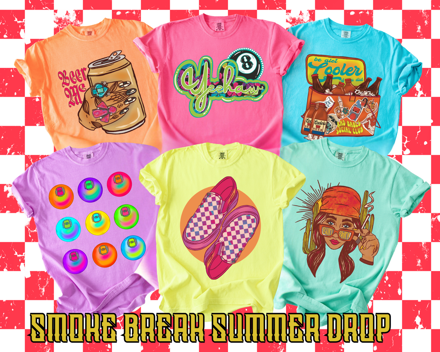 Smoke break drop tees