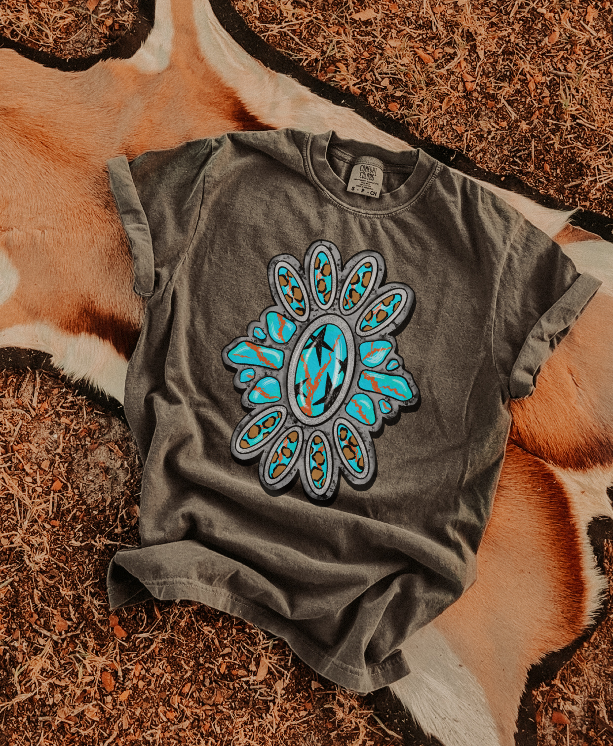 Turq Cluster tee