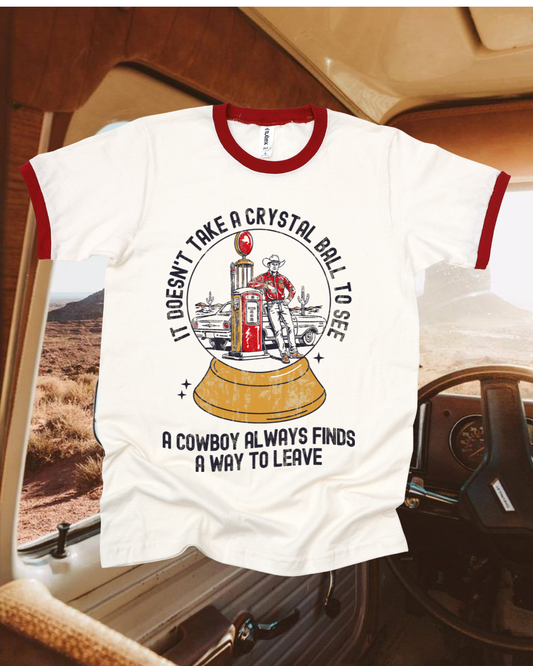 CRYSTAL BALL Ringer Tee