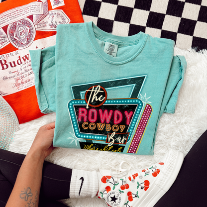 Rowdy Cowboy Bar tee