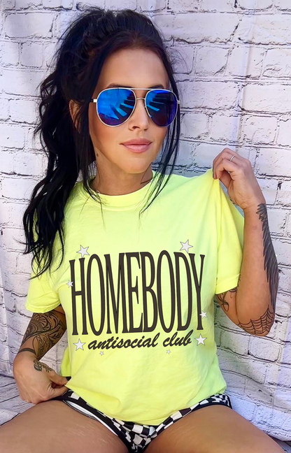 Homebody Anti-Social Club tee