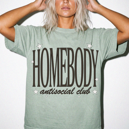 Homebody Anti-Social Club tee