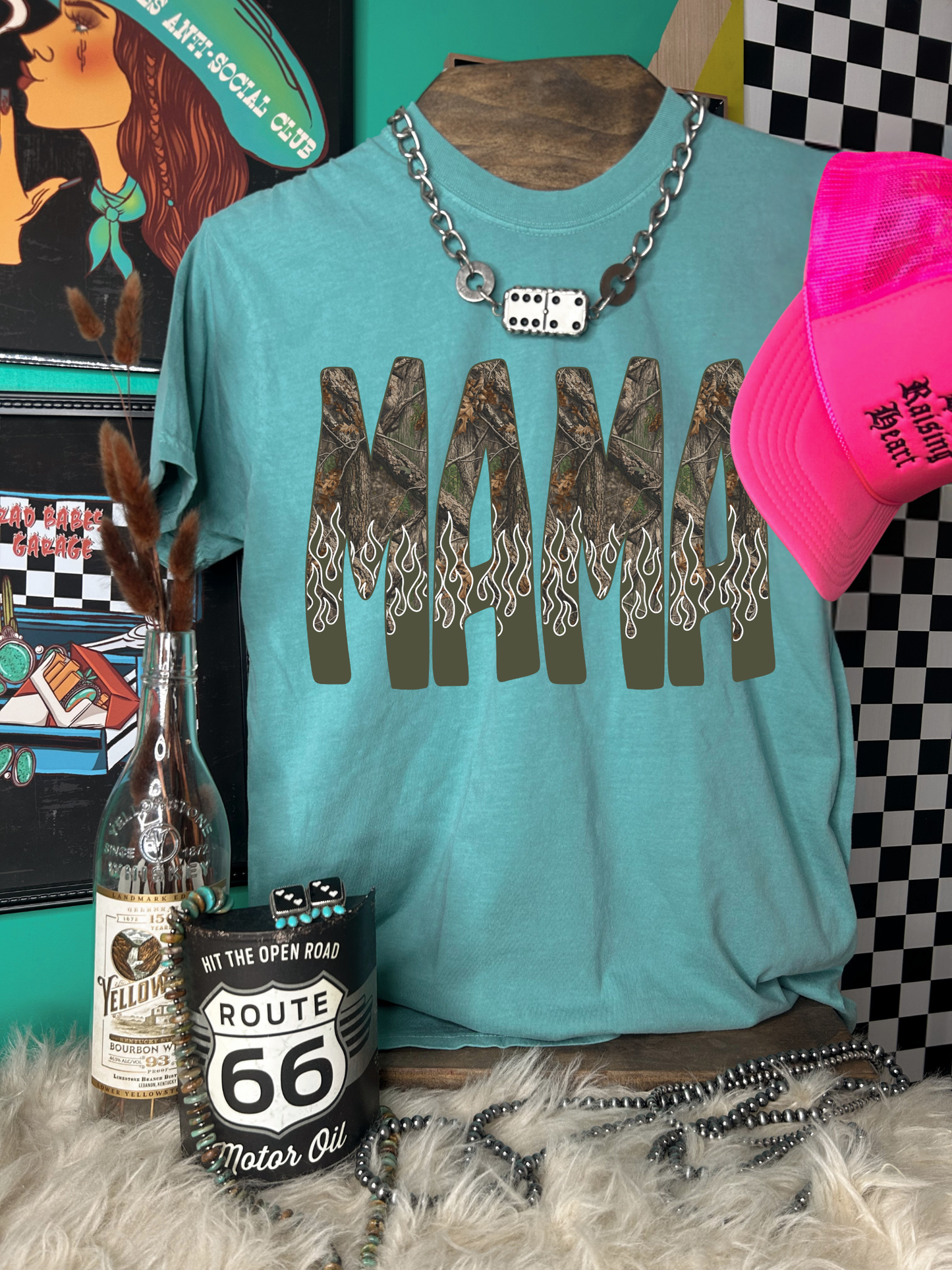 Camo Mama tee