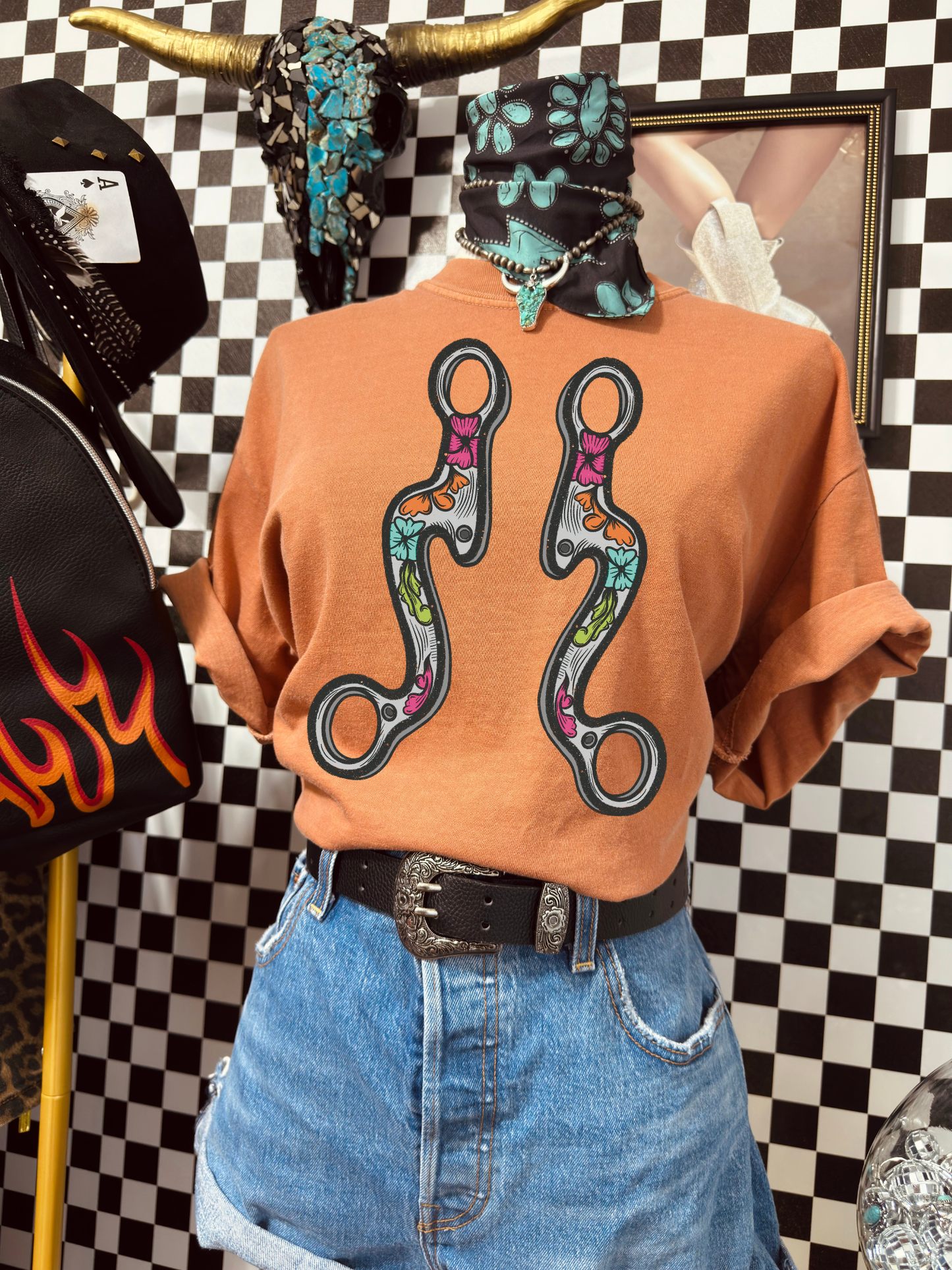 Floral Bit tee