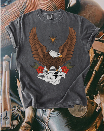 Eagle Horse skull tee