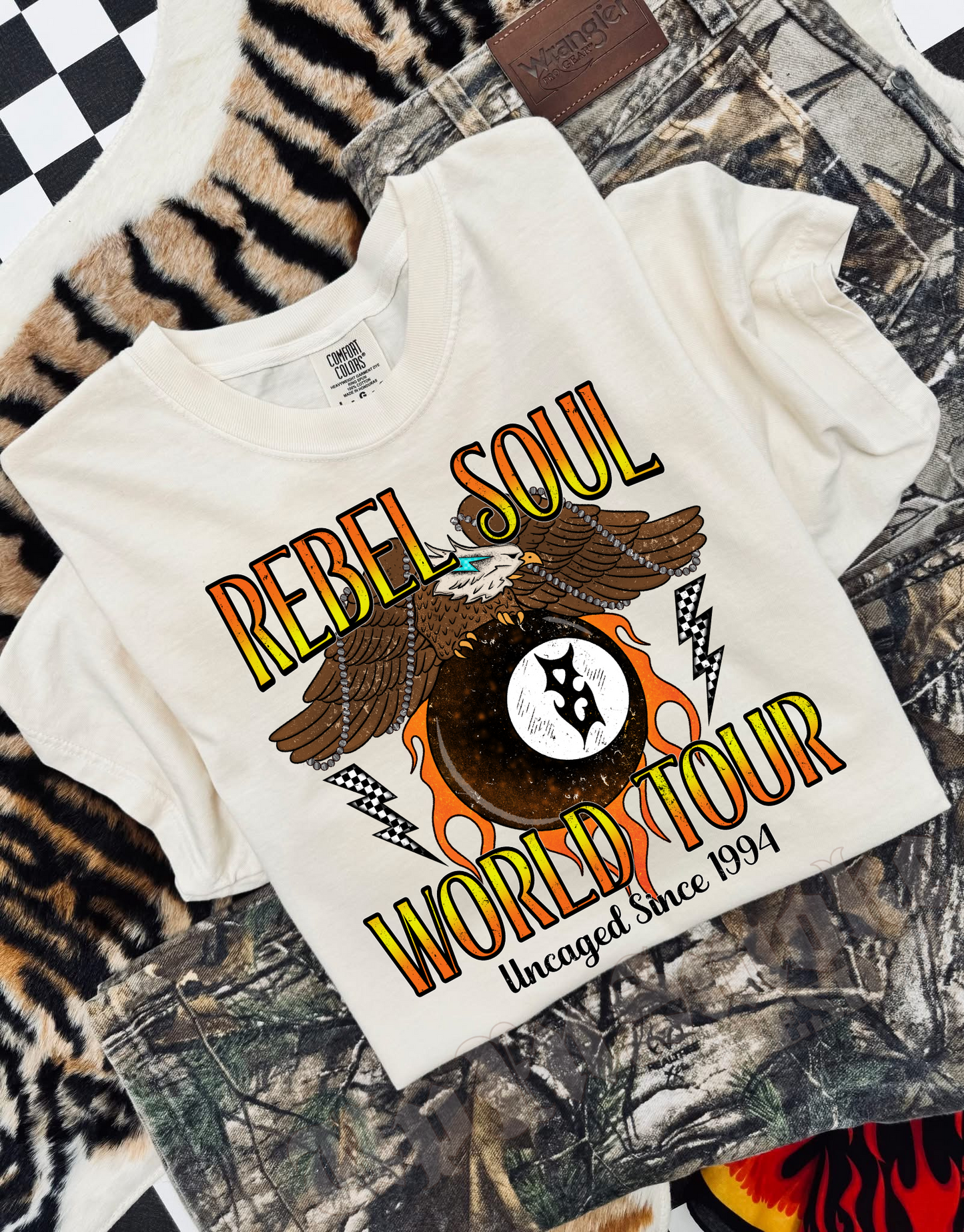 Rebel Soul World Tour tee