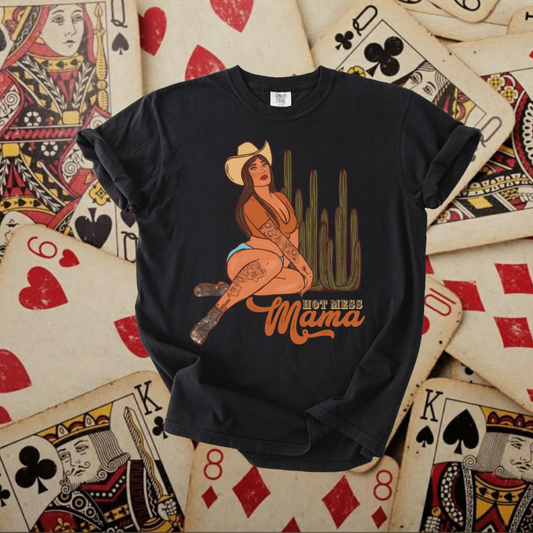 Hot mess Mama tee