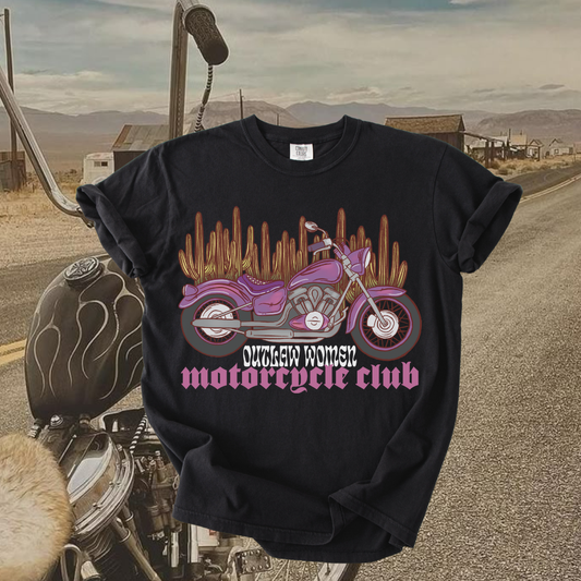 Outlaw Women Moto club tee