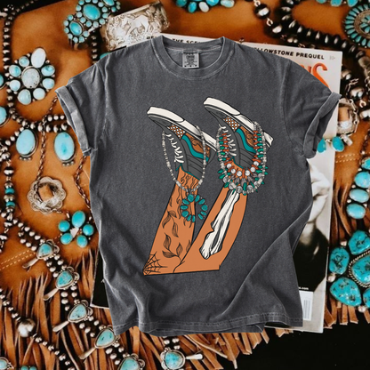 Bury me in Turq Tee