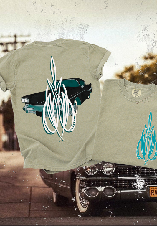 Vinatge Caddy Pinstripe tee