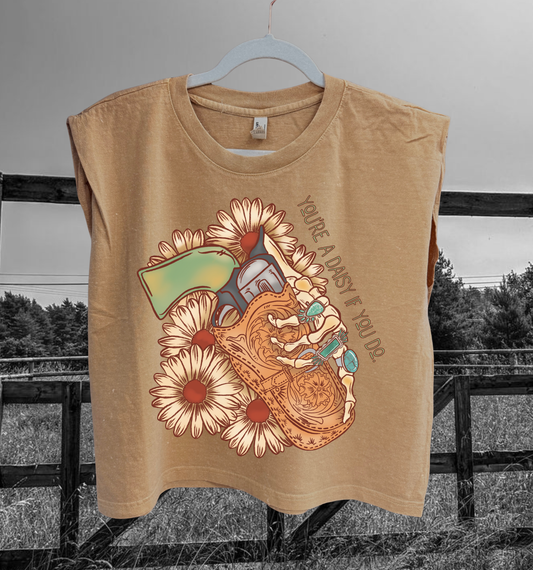 Daisy if you do muscle tee