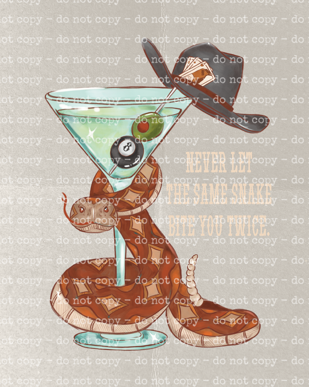 SAME SNAKE DTF TRANSFER