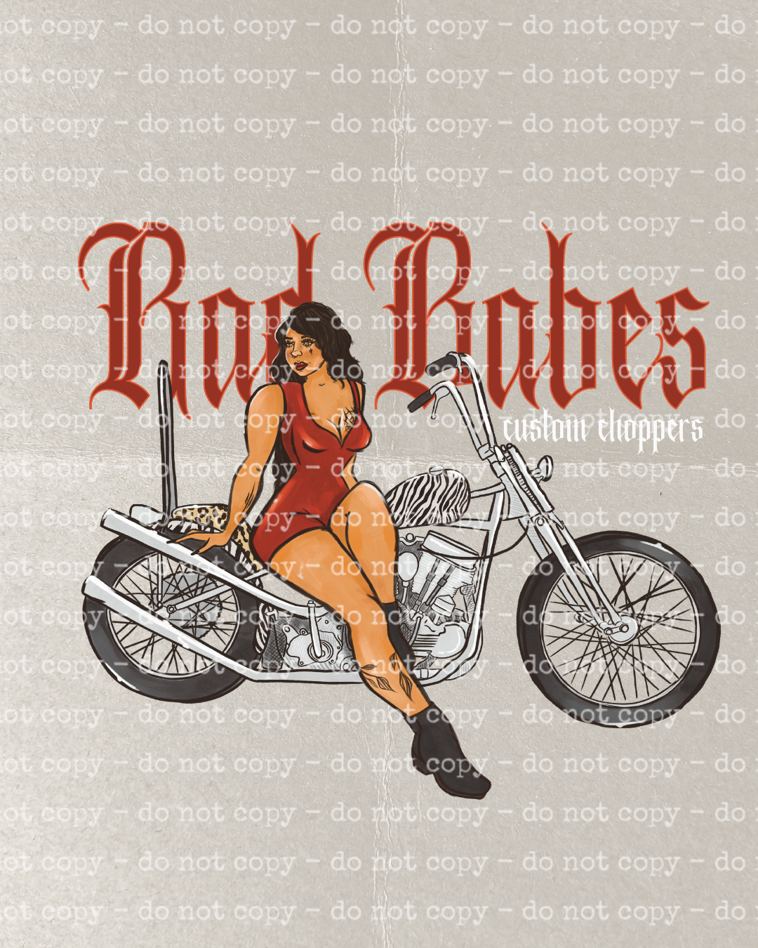 RAD BABES CHOPPERS DTF TRANSFER