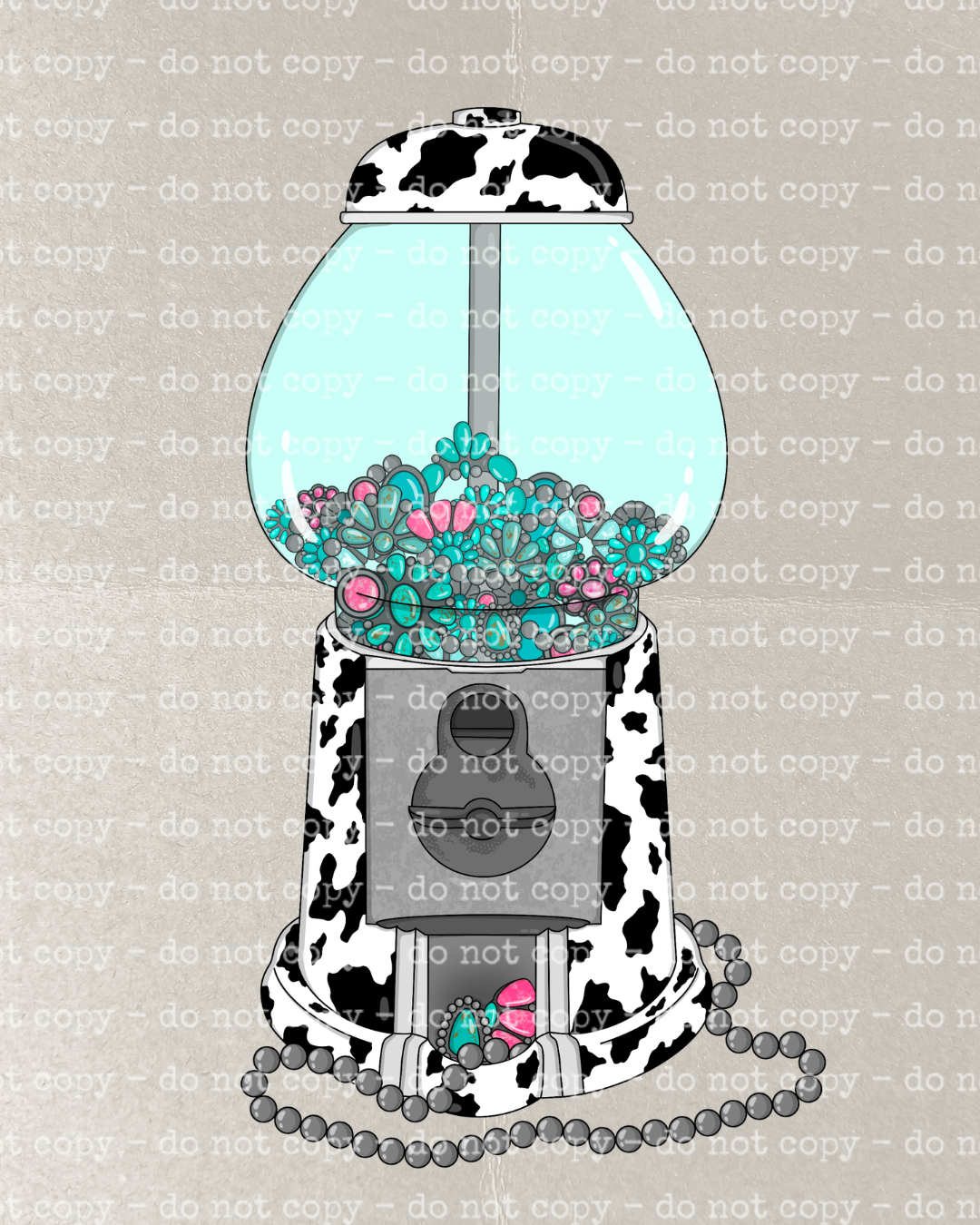 GUMBALL MACHINE COWBOY TRANSFER