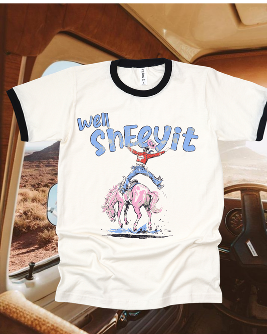 WELL SHEYIT Ringer Tee
