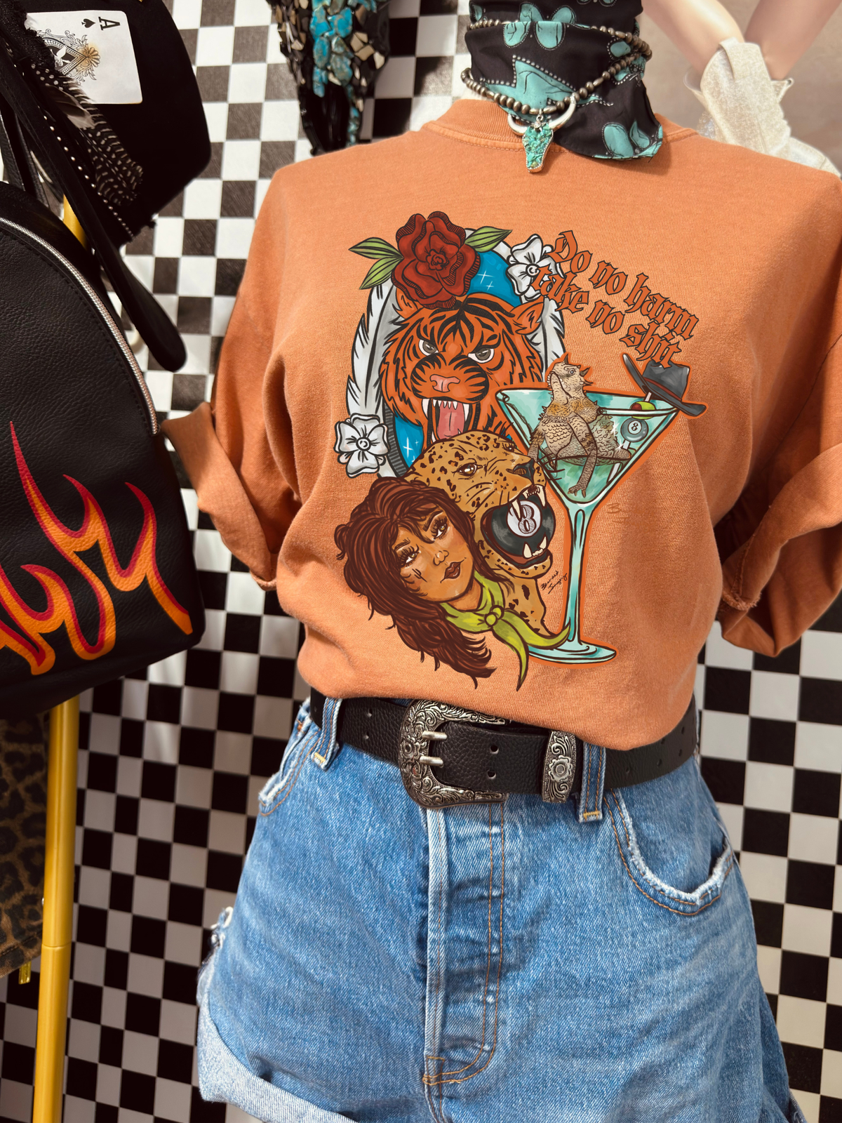 Take Not Shit Collage tee