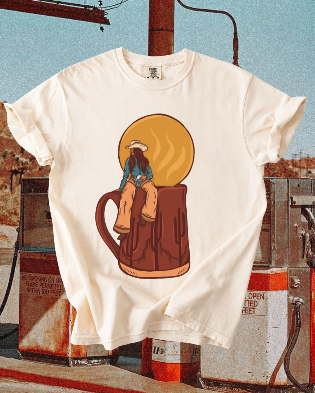 Cowgal Coffee tee