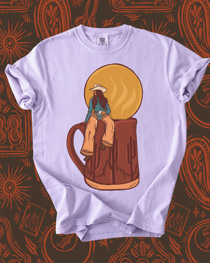 Cowgal Coffee tee