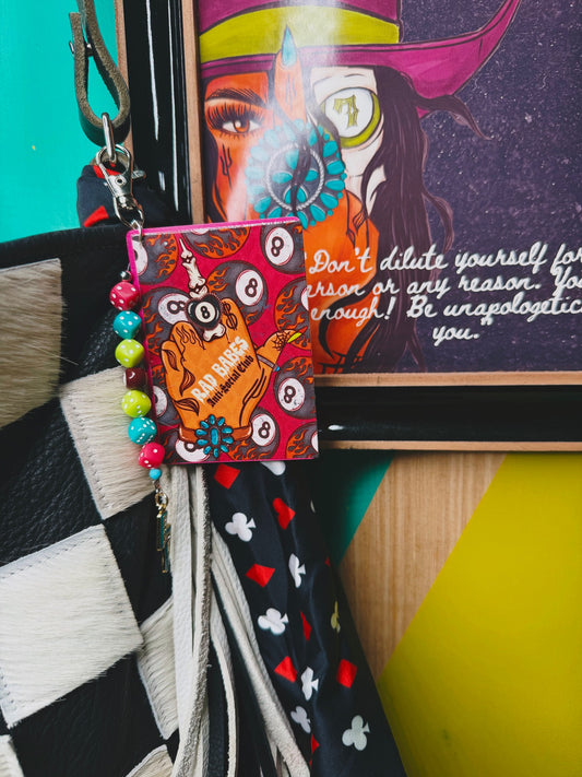 Rad Babes Middle Finger Purse Charm