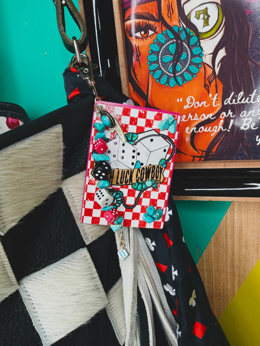 Tough Luck Cowboy Purse Charm