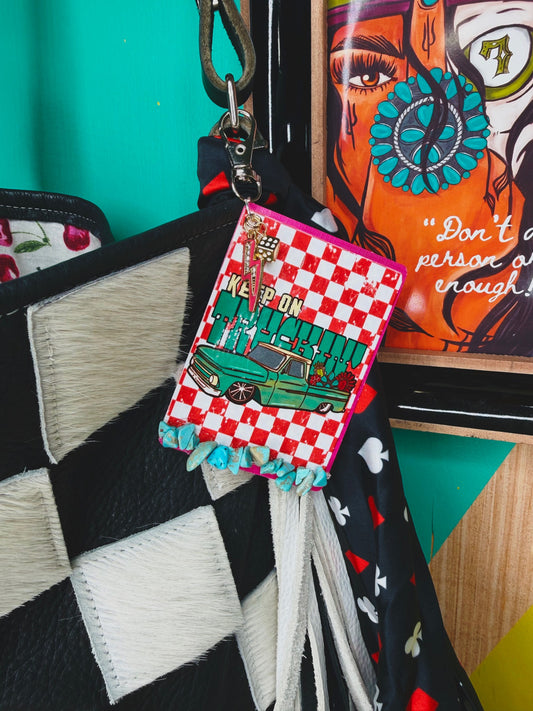 Keep On Truckin Purse Charm