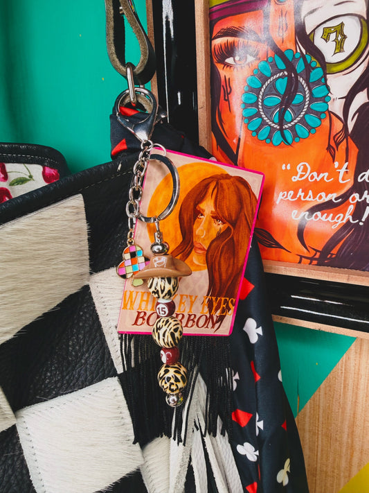 Whiskey Eyes Bourbon Purse Charm
