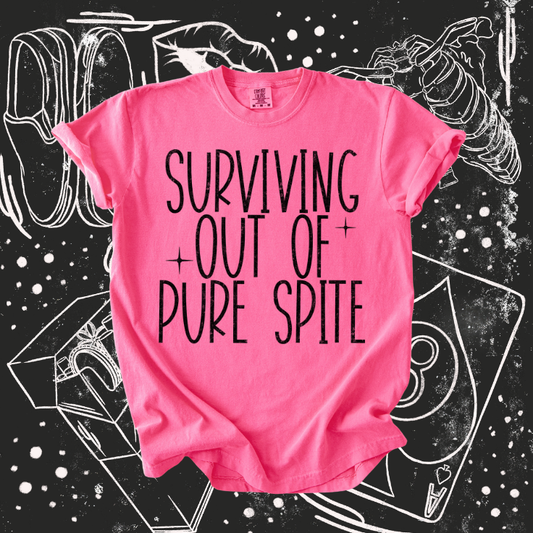 Surviving Out of Pure Spite tee