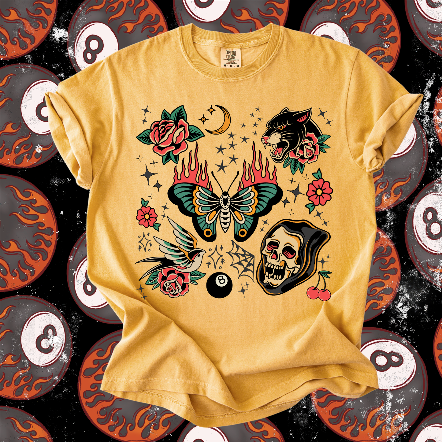 Flash Tattoo Collage tee