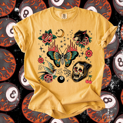 Flash Tattoo Collage tee