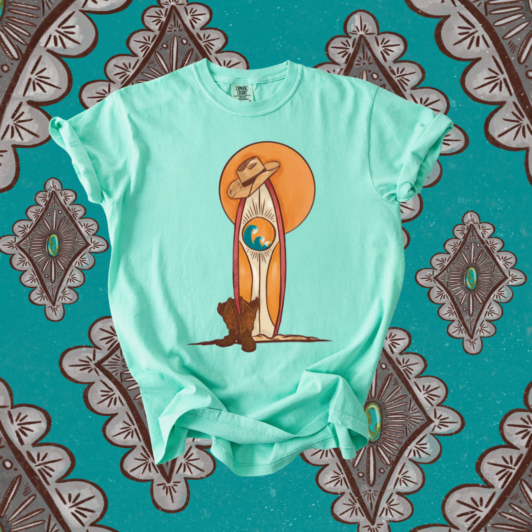 Coastal cowboy tee