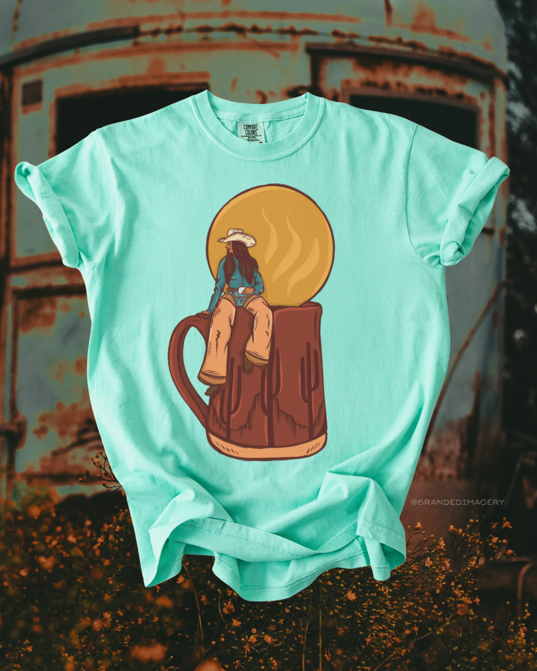 Cowgal Coffee tee